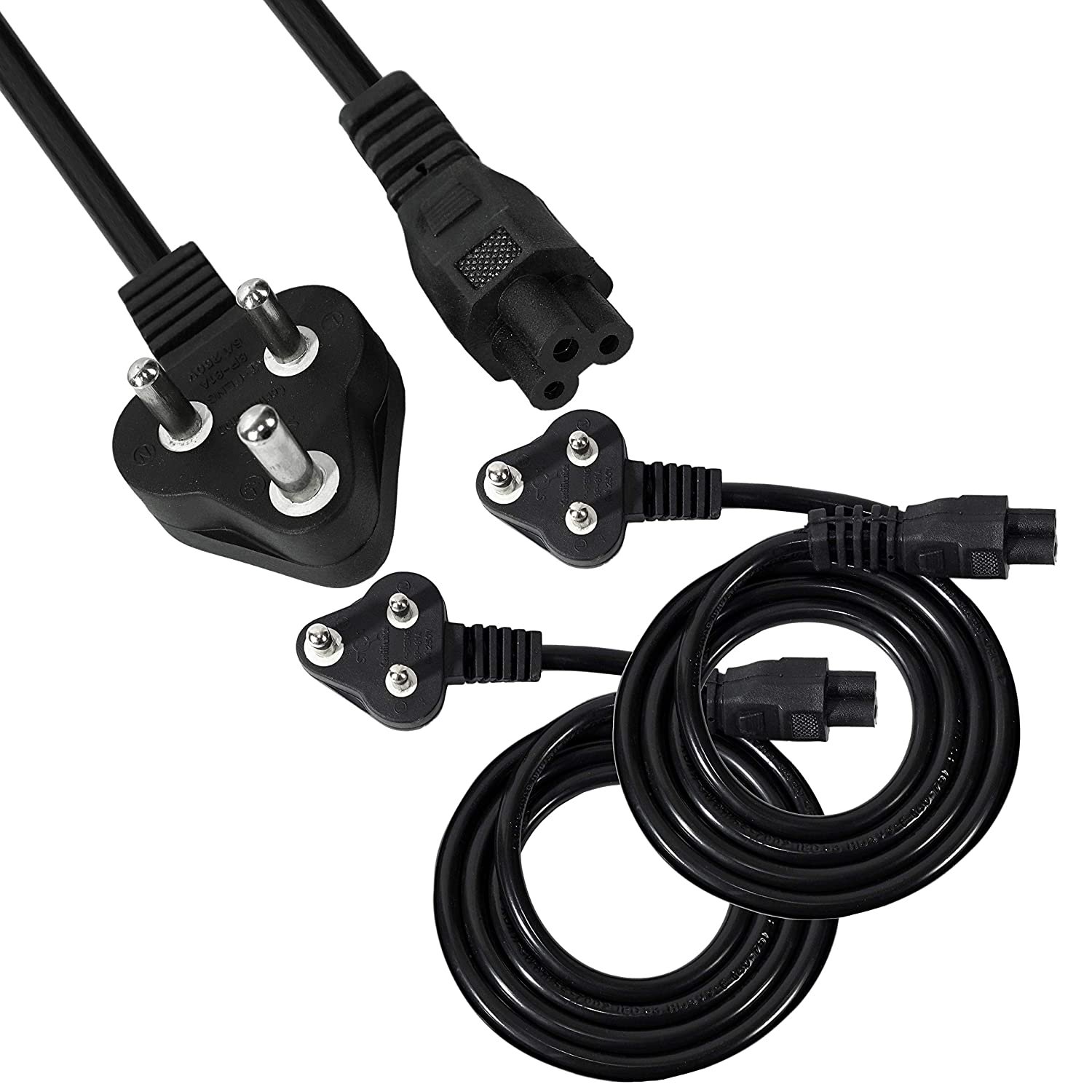 Laptop Universal Adapter Power Cable 3 Pin ( 1M, Black) - Royal Computer  Solution